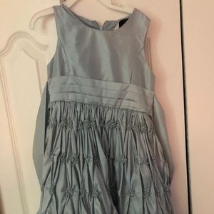 Beautiful girls dress country blue size 5.